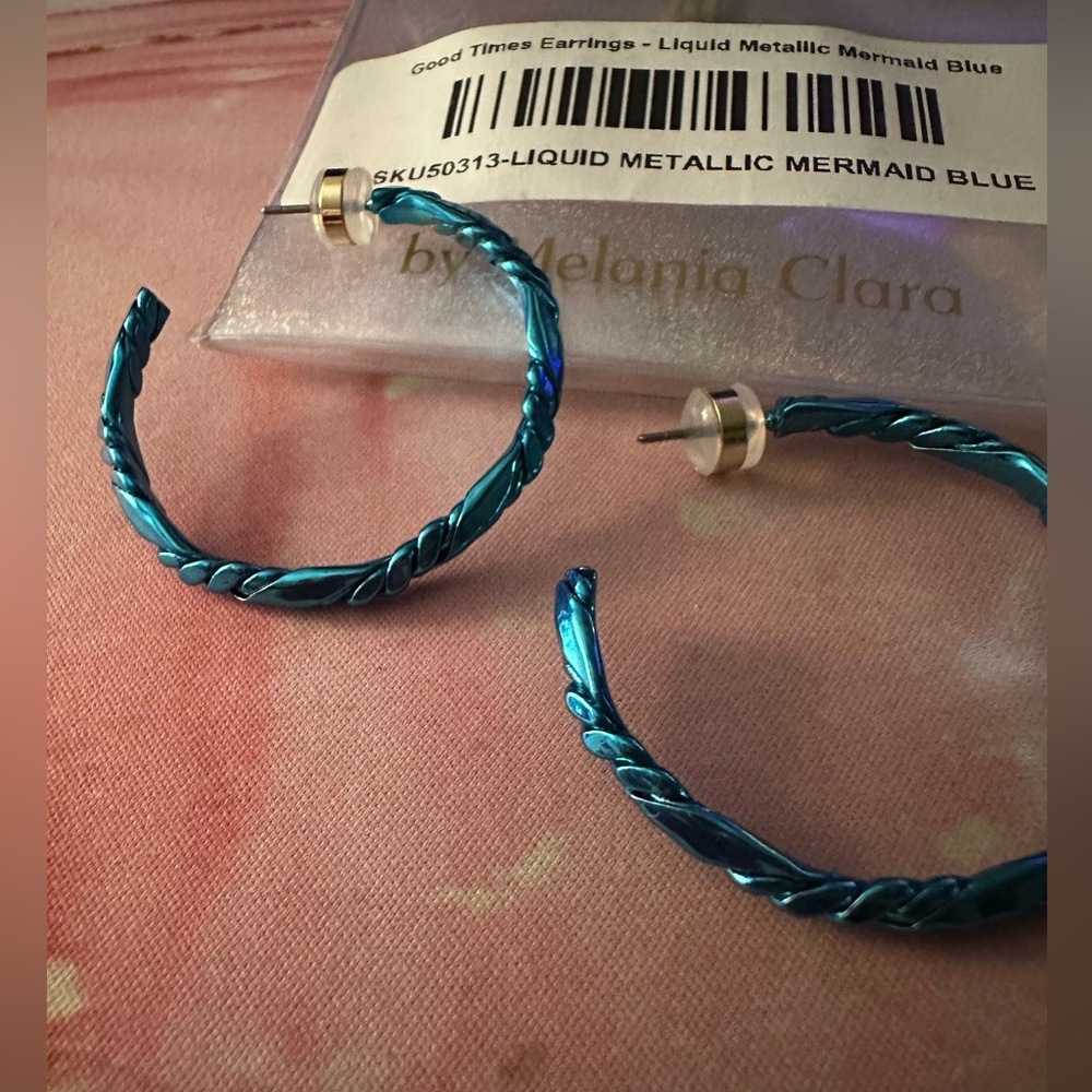 By Alexa Rae hoop earrings - Picture 3 of 3